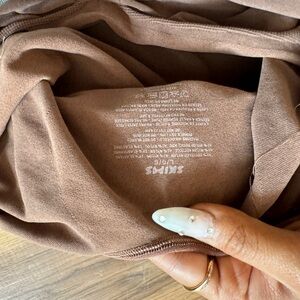 SKIMS Brown Thong bodysuit